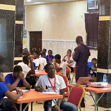 Workshop group discussion at Distinct Minds Academy